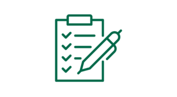 Checklist with pen